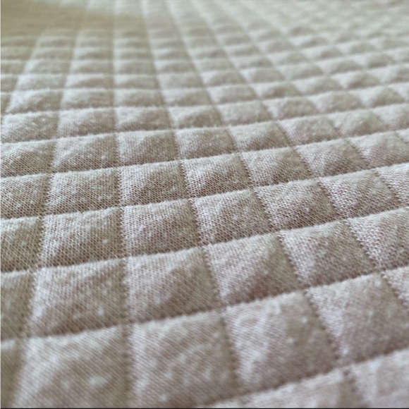 RBX Womens Pink Diamond Quilted Cowl Neck Sweater - Picture 5 of 10